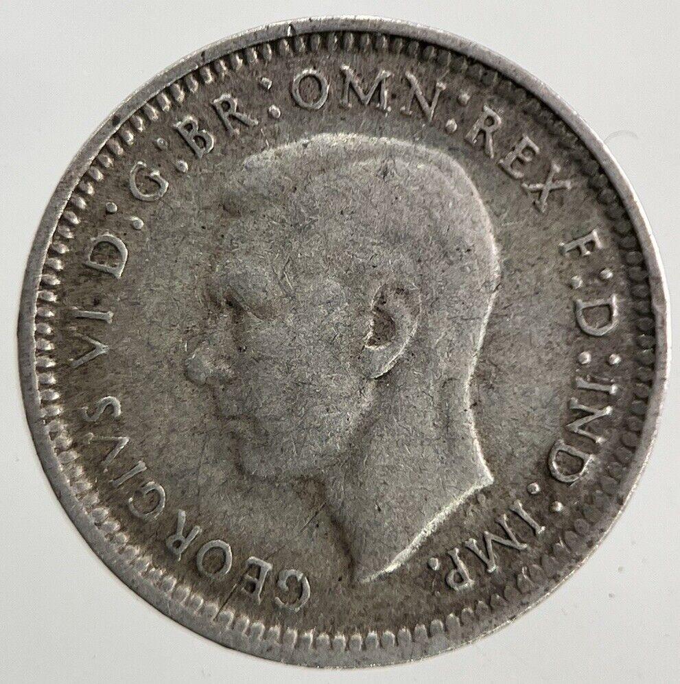 1944-S Australia Threepence Silver Coin | Fine Collectable Grade