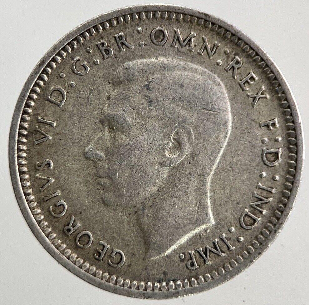 1944-S Australia Threepence Silver Coin | Fine Collectable Grade