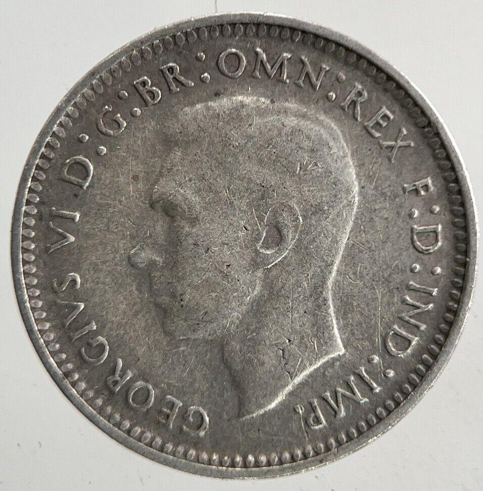 1944-S Australia Threepence Silver Coin | Fair Grade
