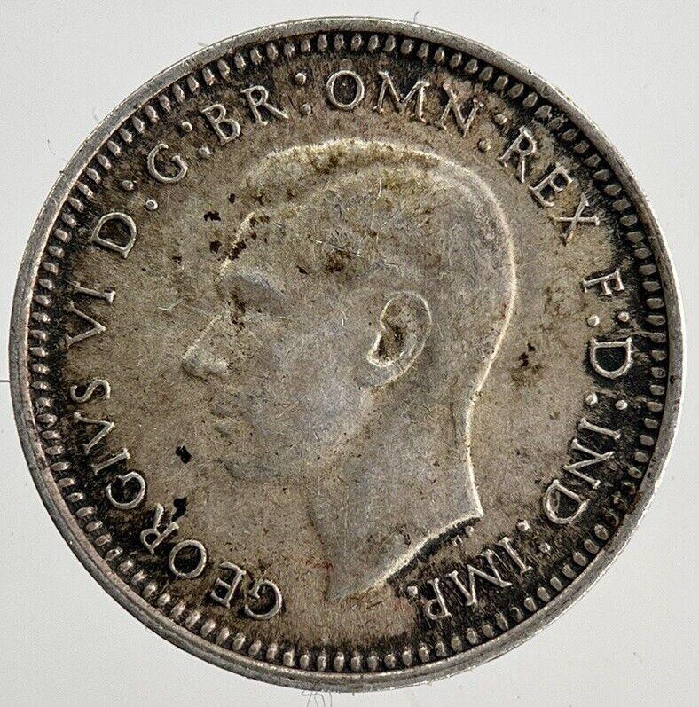 1944-S Australia Threepence Silver Coin | Fine Collectable Grade