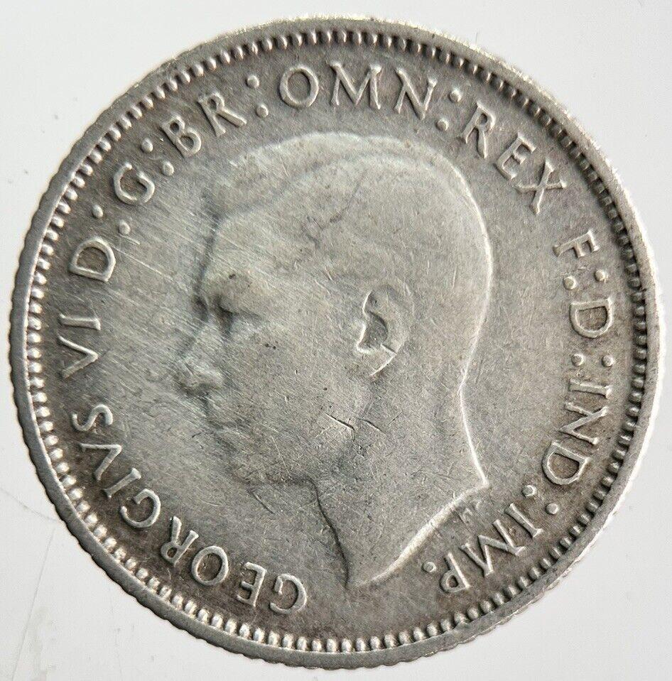 1945 Australia Sixpence Silver Coin | Fine Collectable Grade | a4620