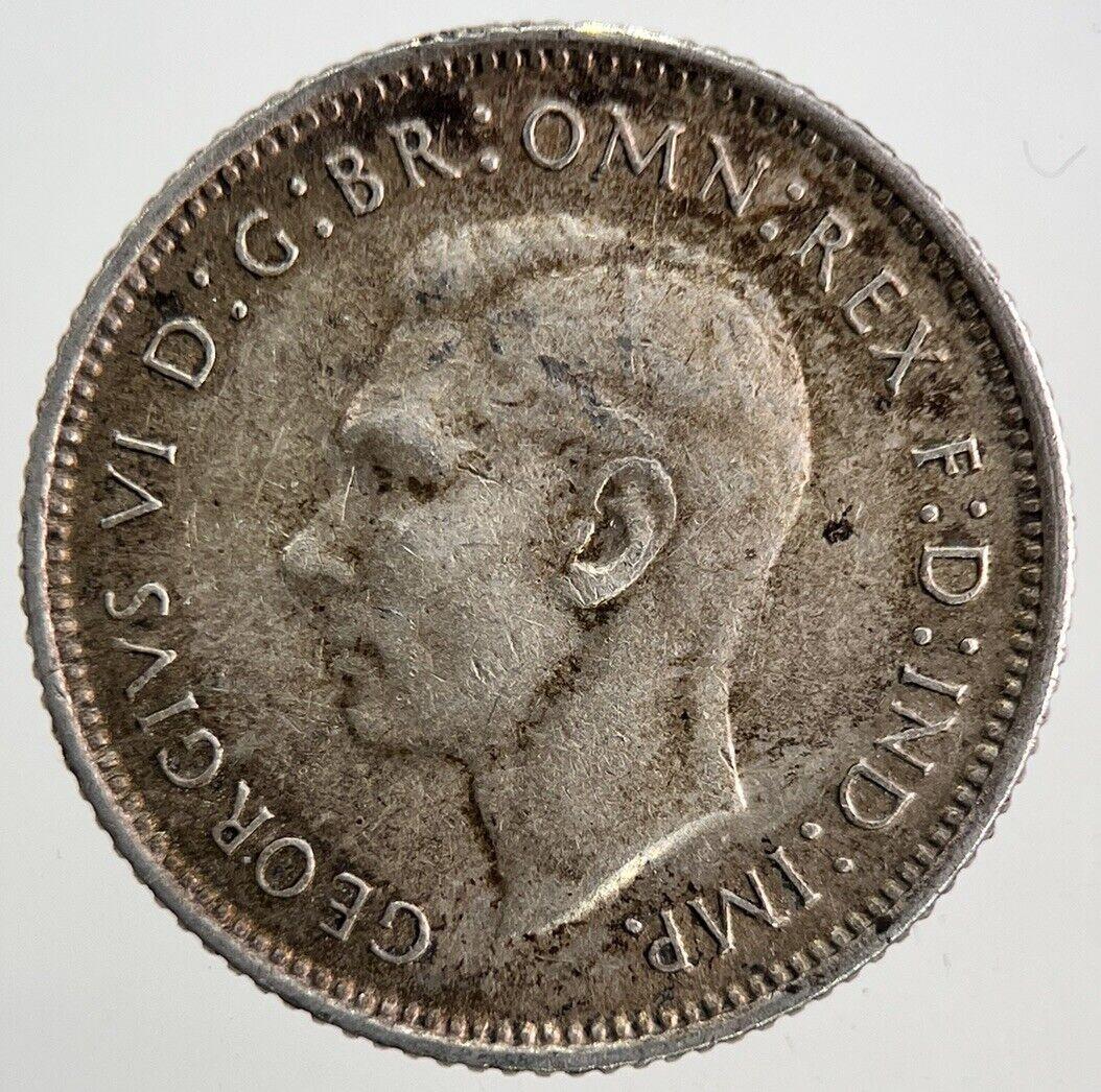 1945 Australia Sixpence Silver Coin | Very High Grade
