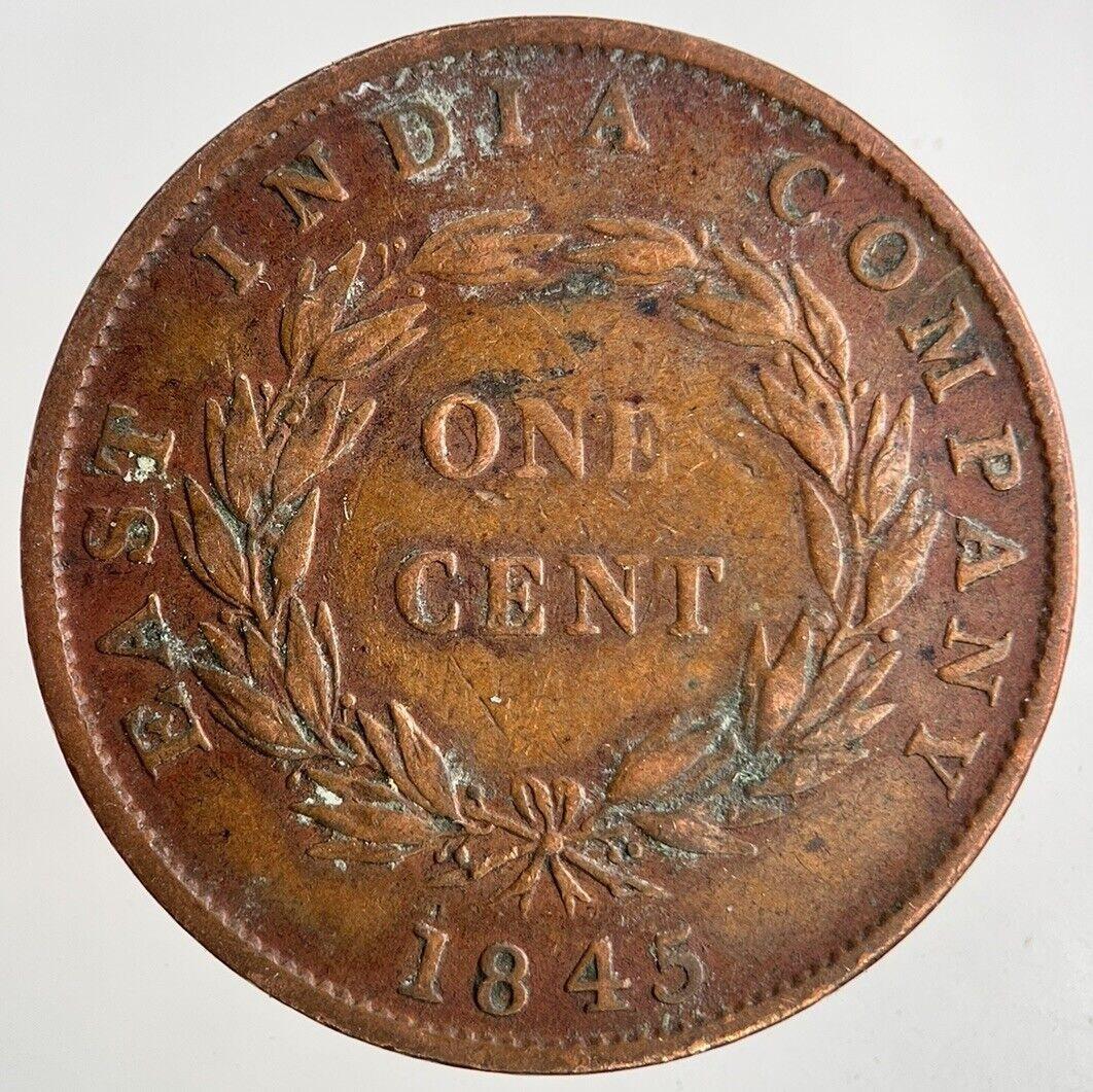 1945 East India Company 1 One Cent Coin | Fine Collectable Grade