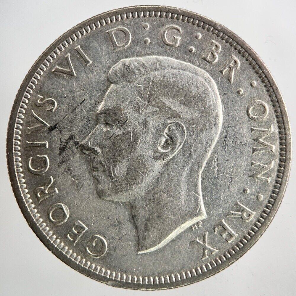 1945 George VI Half-Crown Silver Coin | Fine Collectable Grade