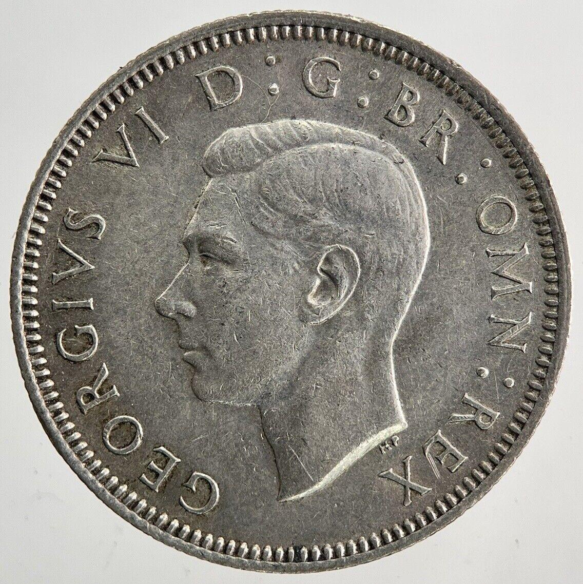 1945 George VI Shilling Silver Coin | Very High Grade