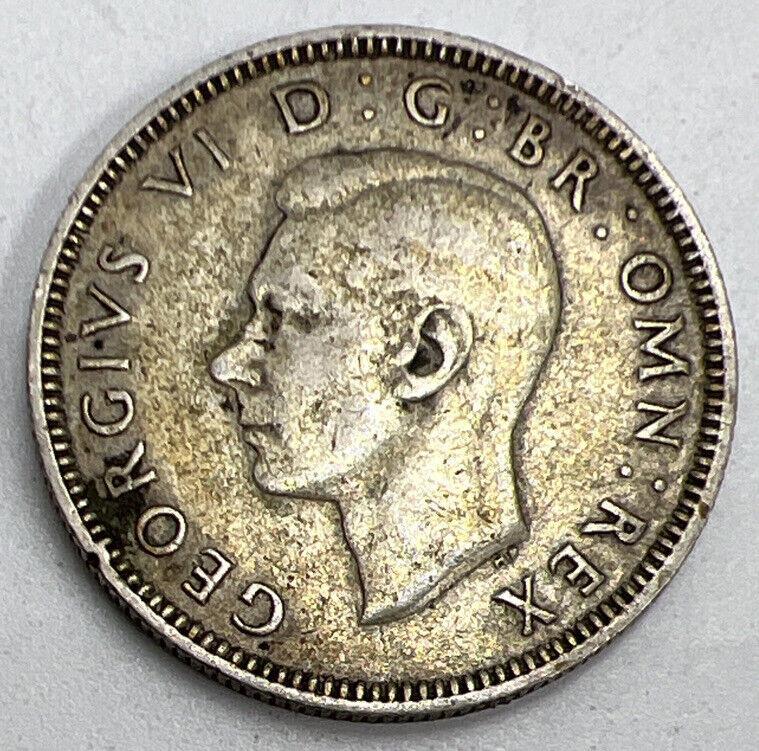 1945 George VI Shilling | British Silver Coin | Very High Grade | a1213