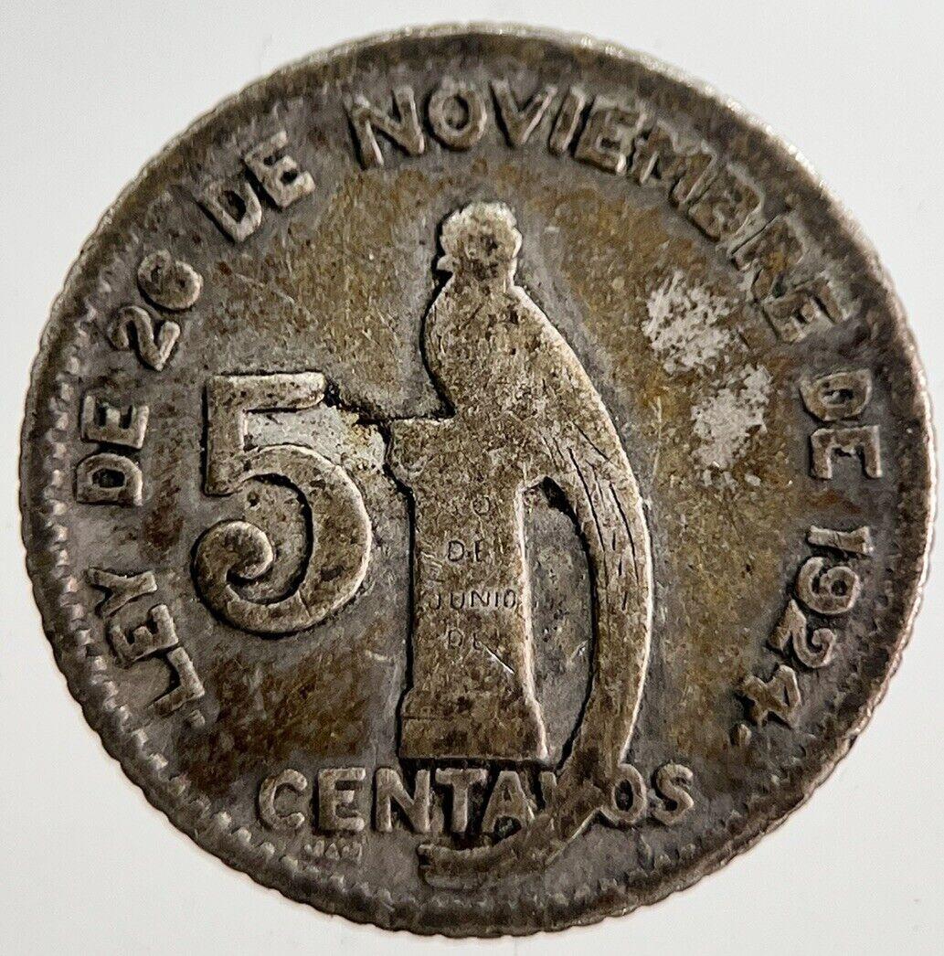 1945 Guatemala 5 Centavos Silver Coin | Collectable Grade | a8924