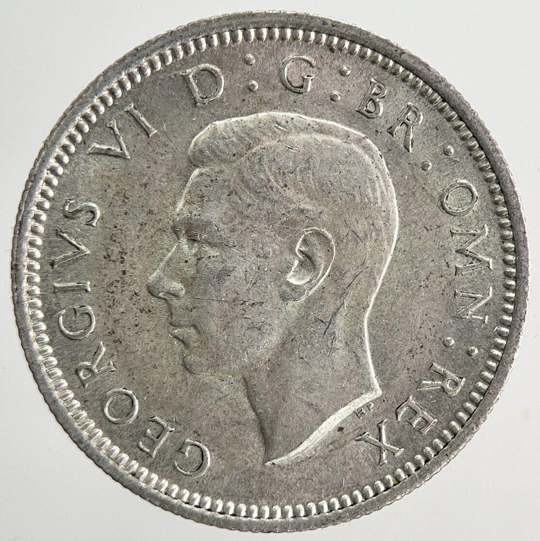 1945 George VI Sixpence Silver Coin | Very High Grade | a5147