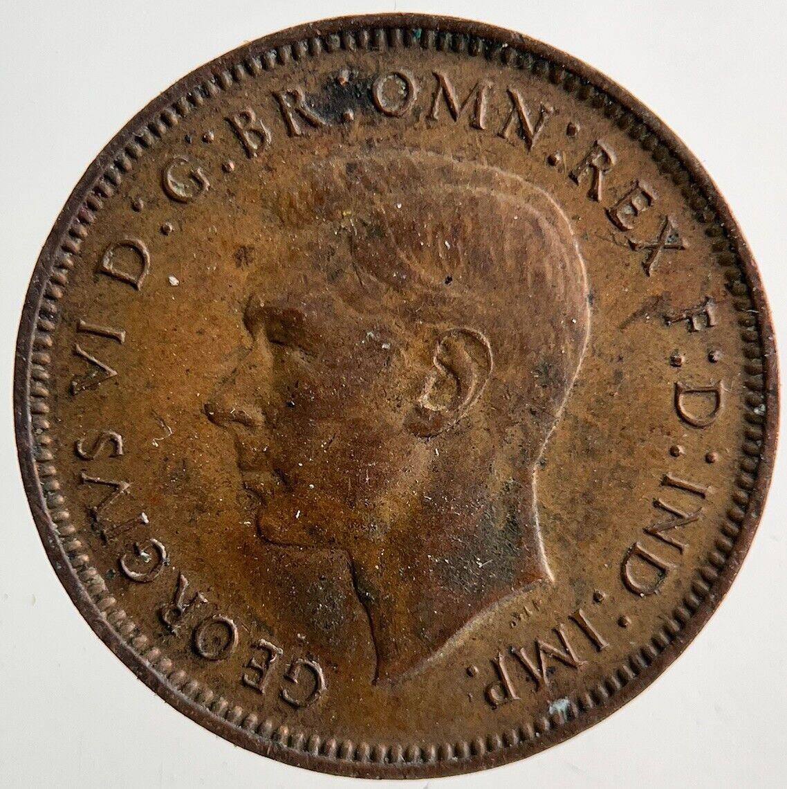 1945 George VI Wren Farthing Coin | Fine Collectable Grade