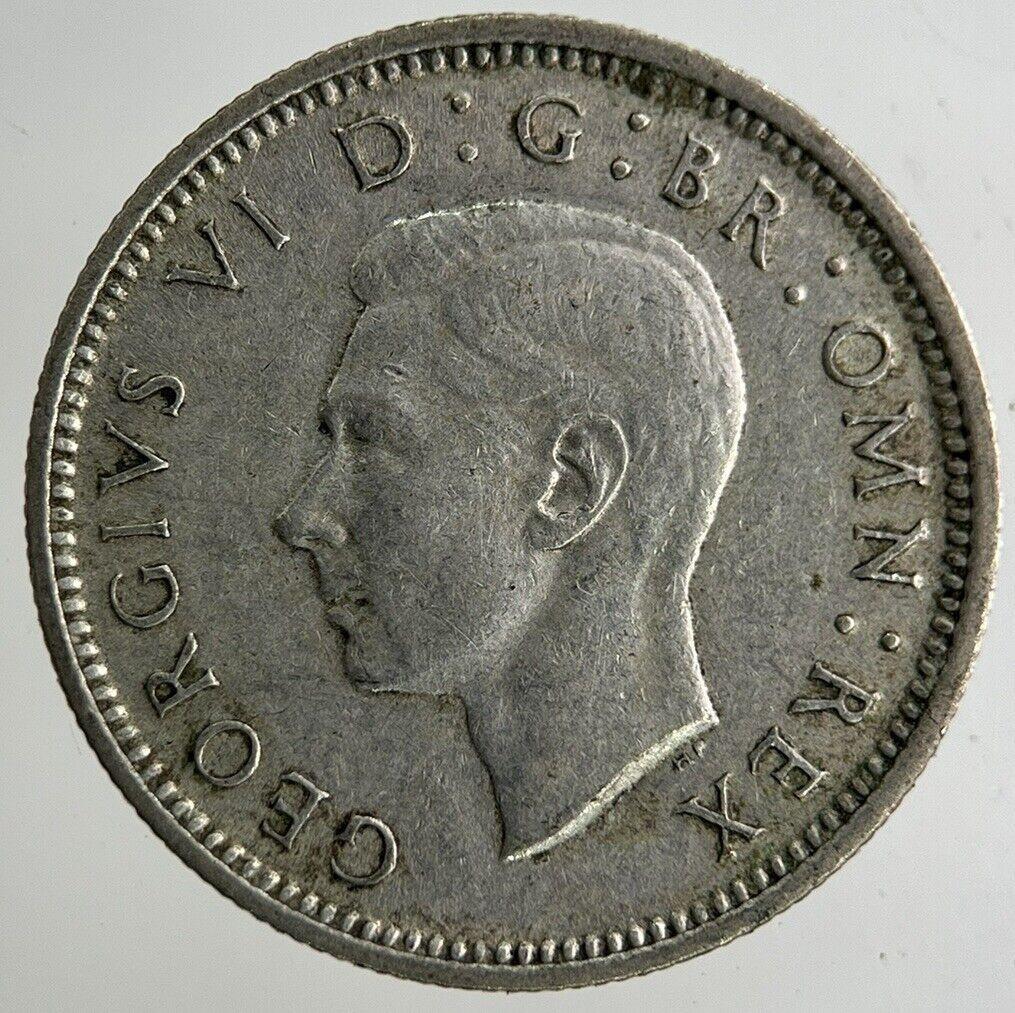 1945 George VI Sixpence Silver Coin | Fine Collectable Grade