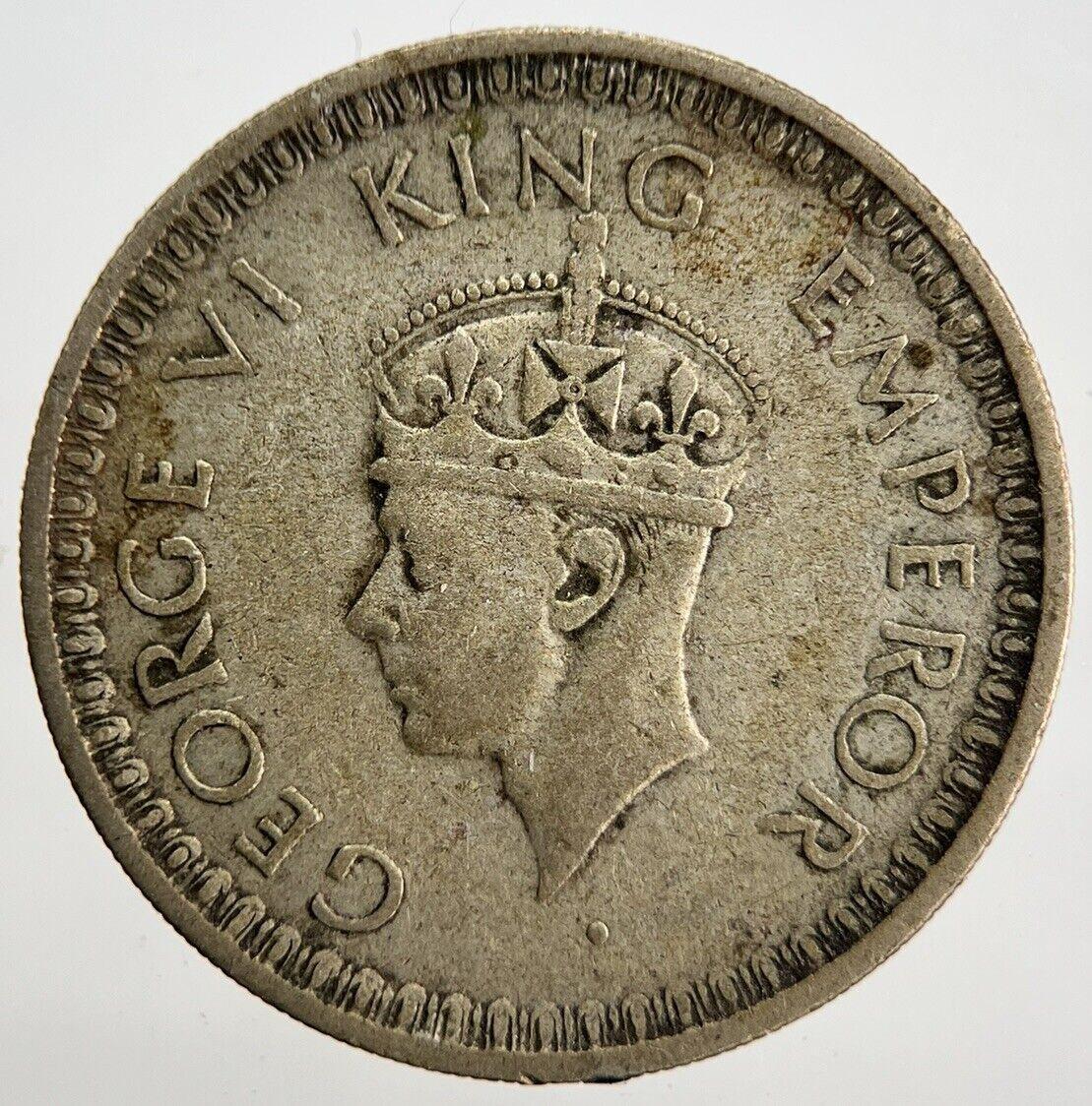 1945 India 1/2 Half Rupee Silver Coin | Fine Collectable Grade | a1411