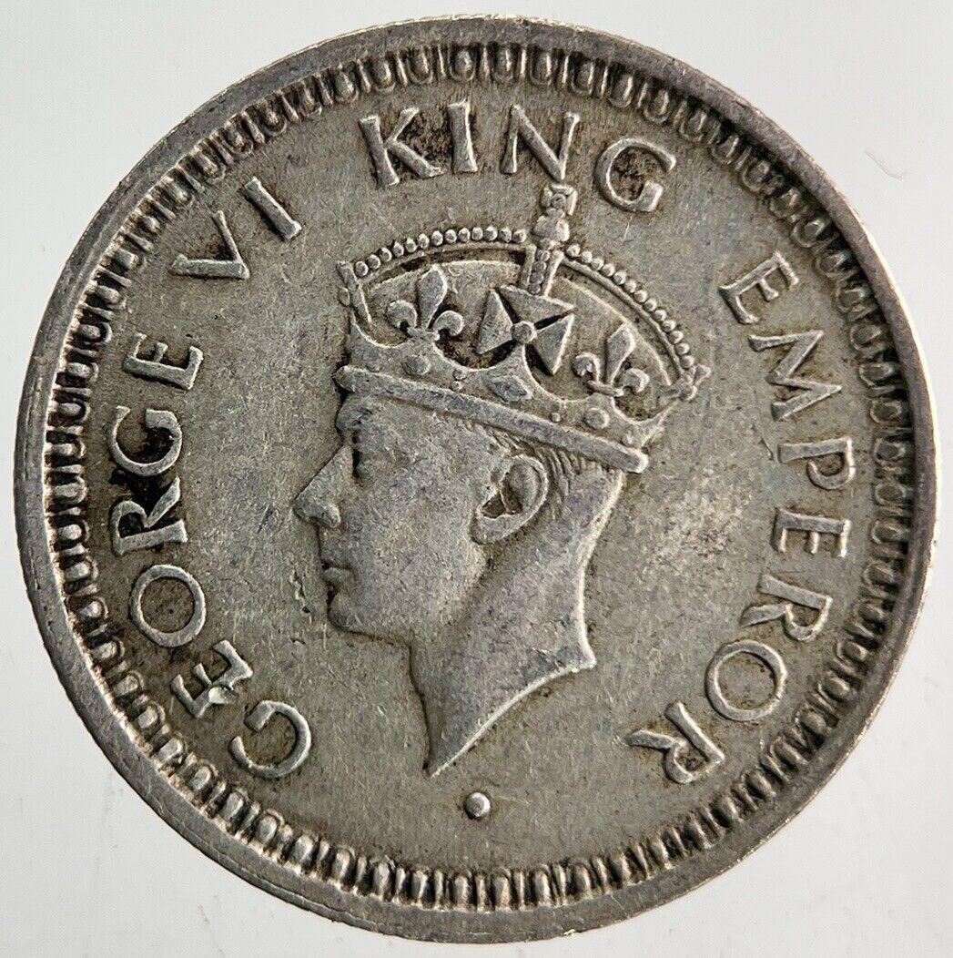 1945 India 1/4 Quarter Rupee Silver Coin | Very High Grade