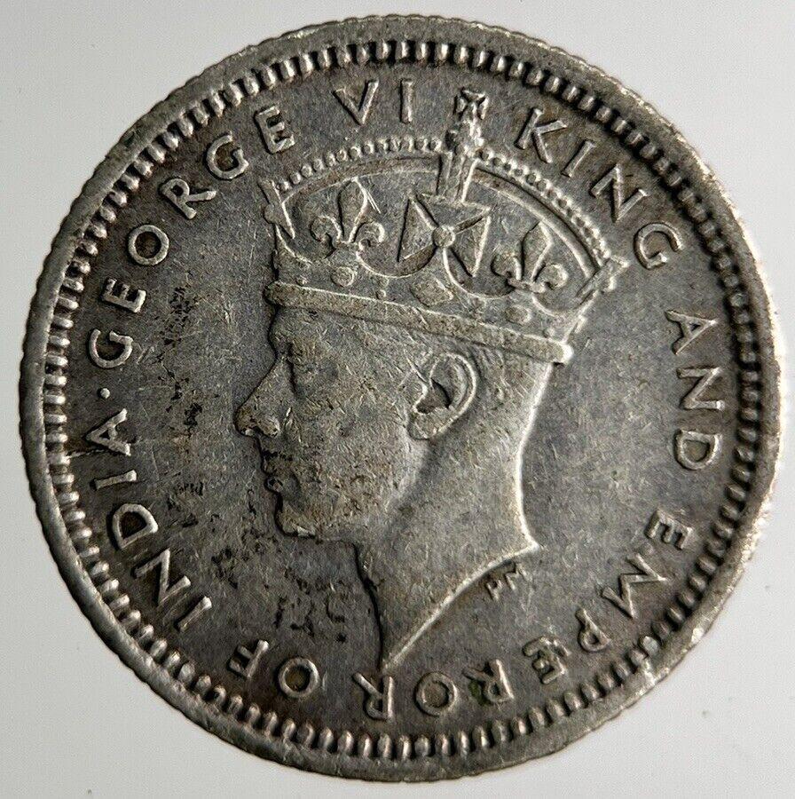 1945 Malaya Settlement Straits 5 Cents Silver Coin | Fine Collectable Grade