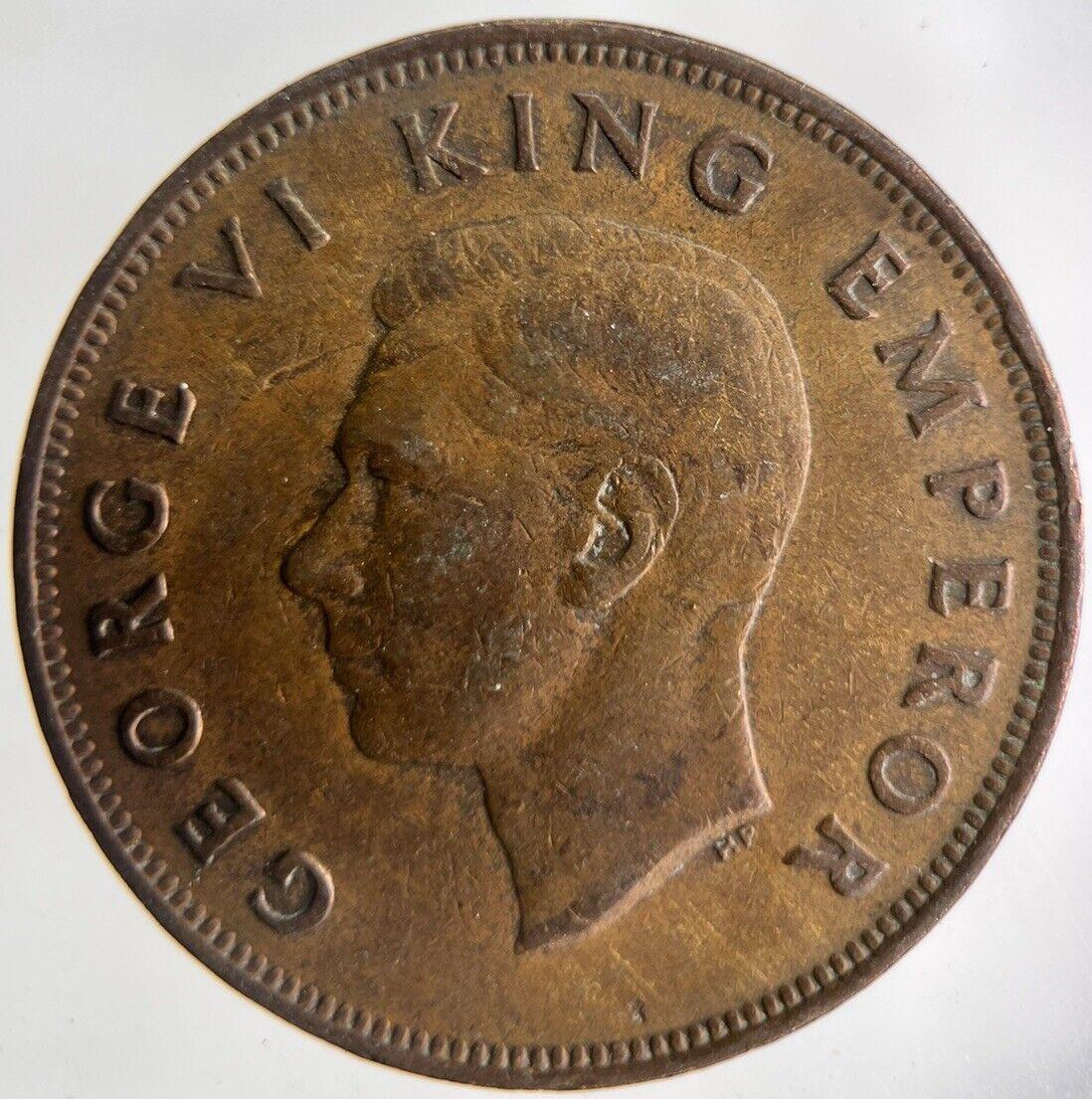 1945 New Zealand One Penny Coin | Fine Collectable Grade