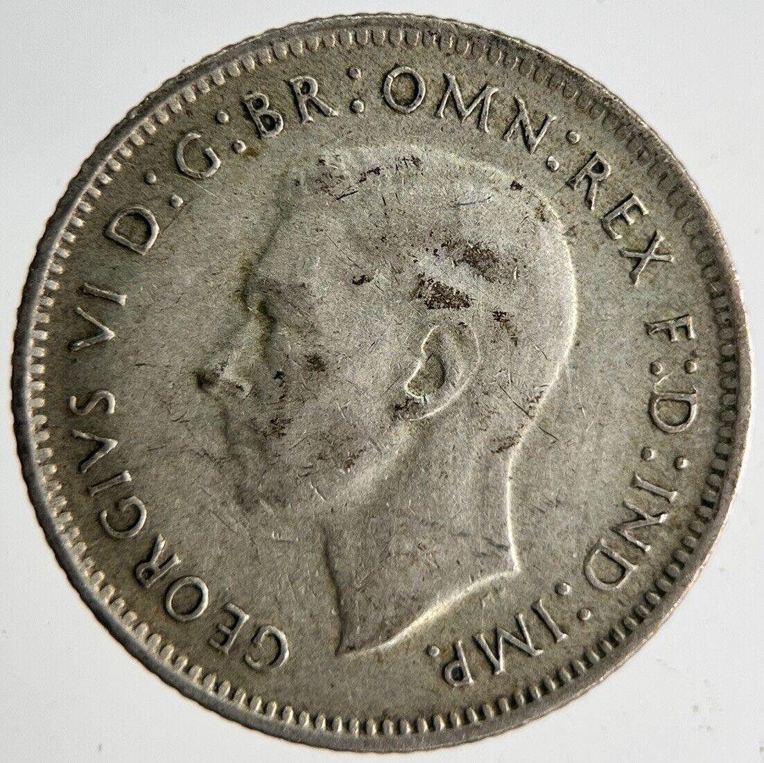 1946 Australia Sixpence Silver Coin | Fine Collectable Grade