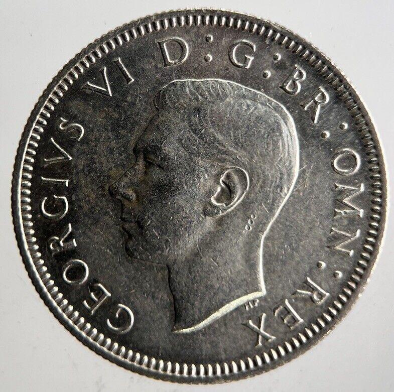 1946 British Silver Shilling Coin | Very High Grade | a4183