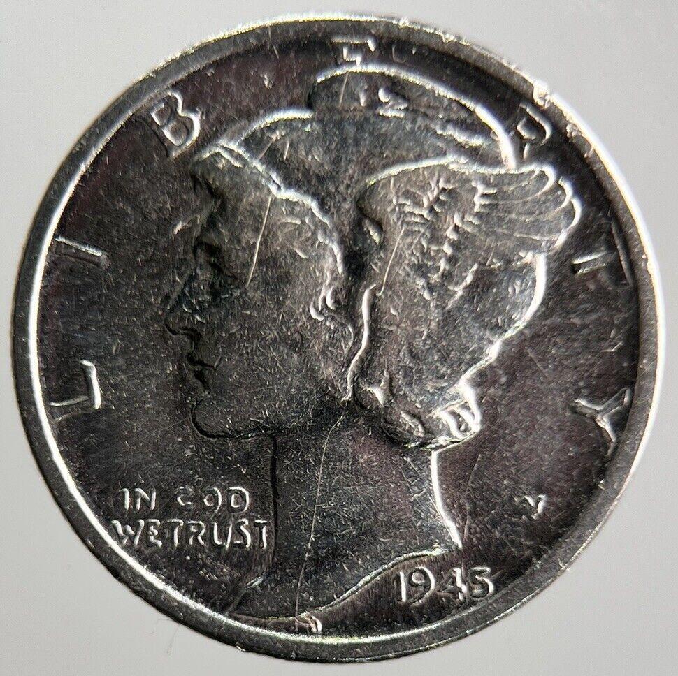 1945-D US USA Mercury Dime Silver Coin | Collectable Grade | a4082