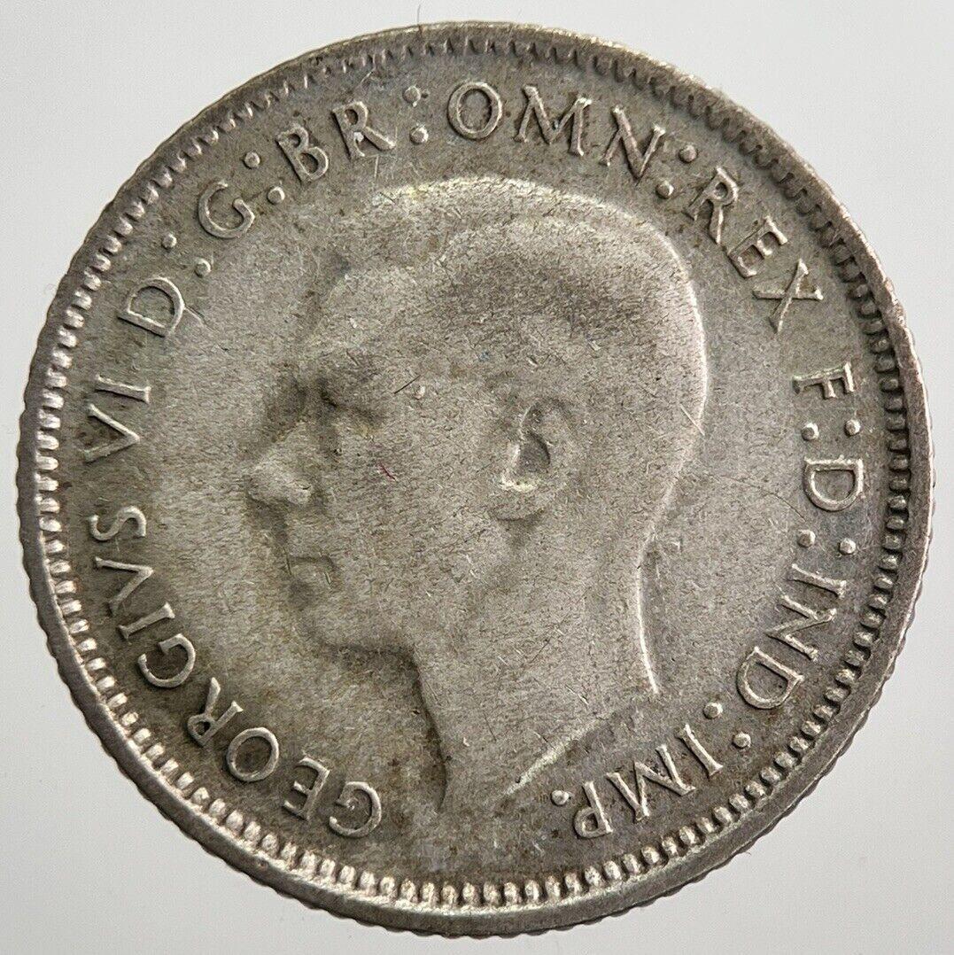 1946 Australia Sixpence Silver Coin | Fine Collectable Grade | a8006