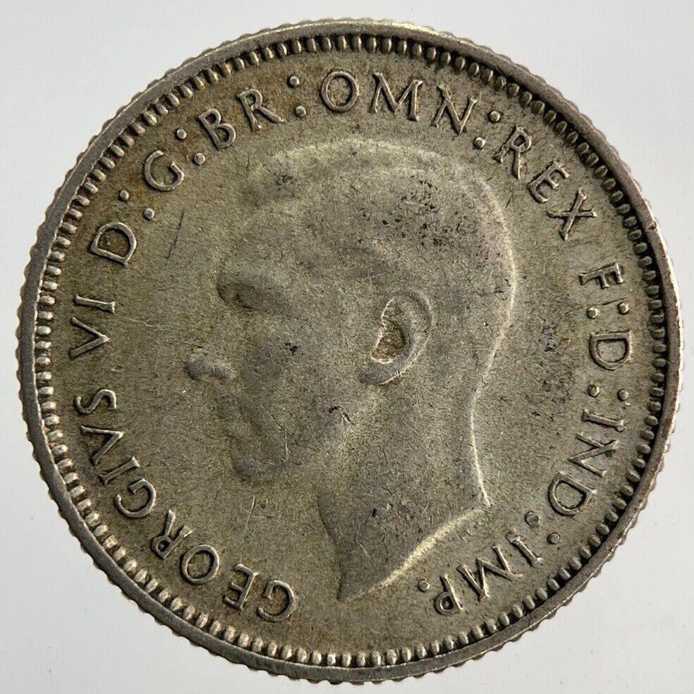 1946 Australia Sixpence Silver Coin | Fine Collectable Grade