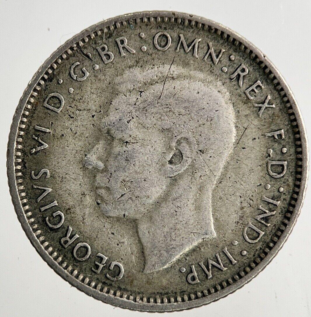1946 Australia Sixpence Silver Coin | Fine Collectable Grade