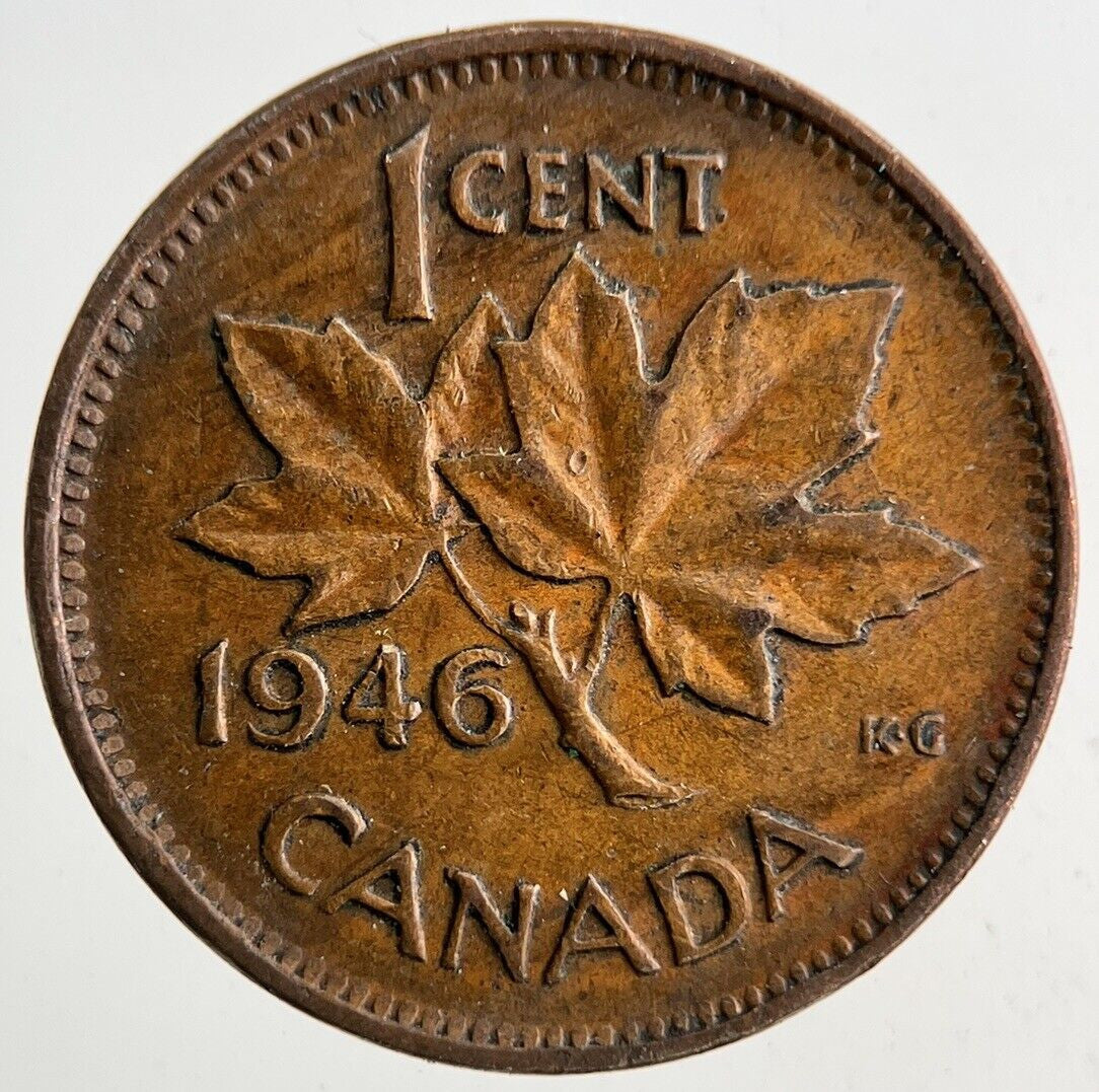1946 Canada 1 Cent Coin | Very High Grade