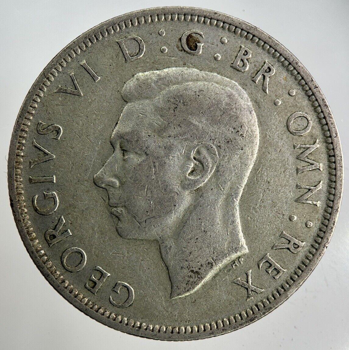 1946 George VI Half-Crown Silver Coin | Fine Collectable Grade