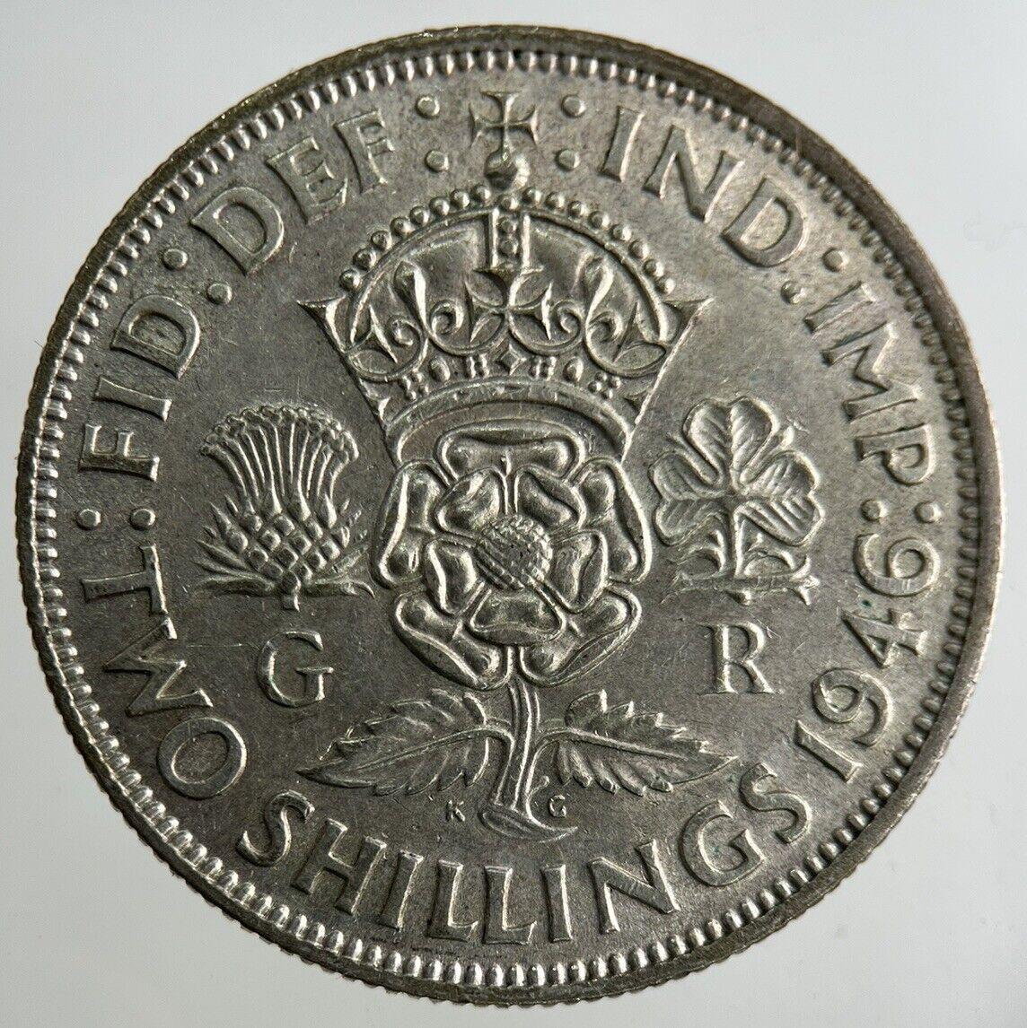 1946 George VI Florin Silver Coin | Fine Collectable Grade