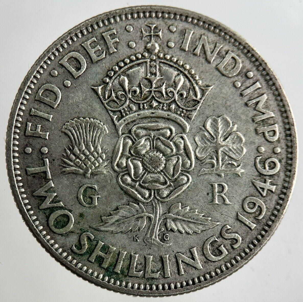 1946 George VI Florin Silver Coin | Fine Collectable Grade