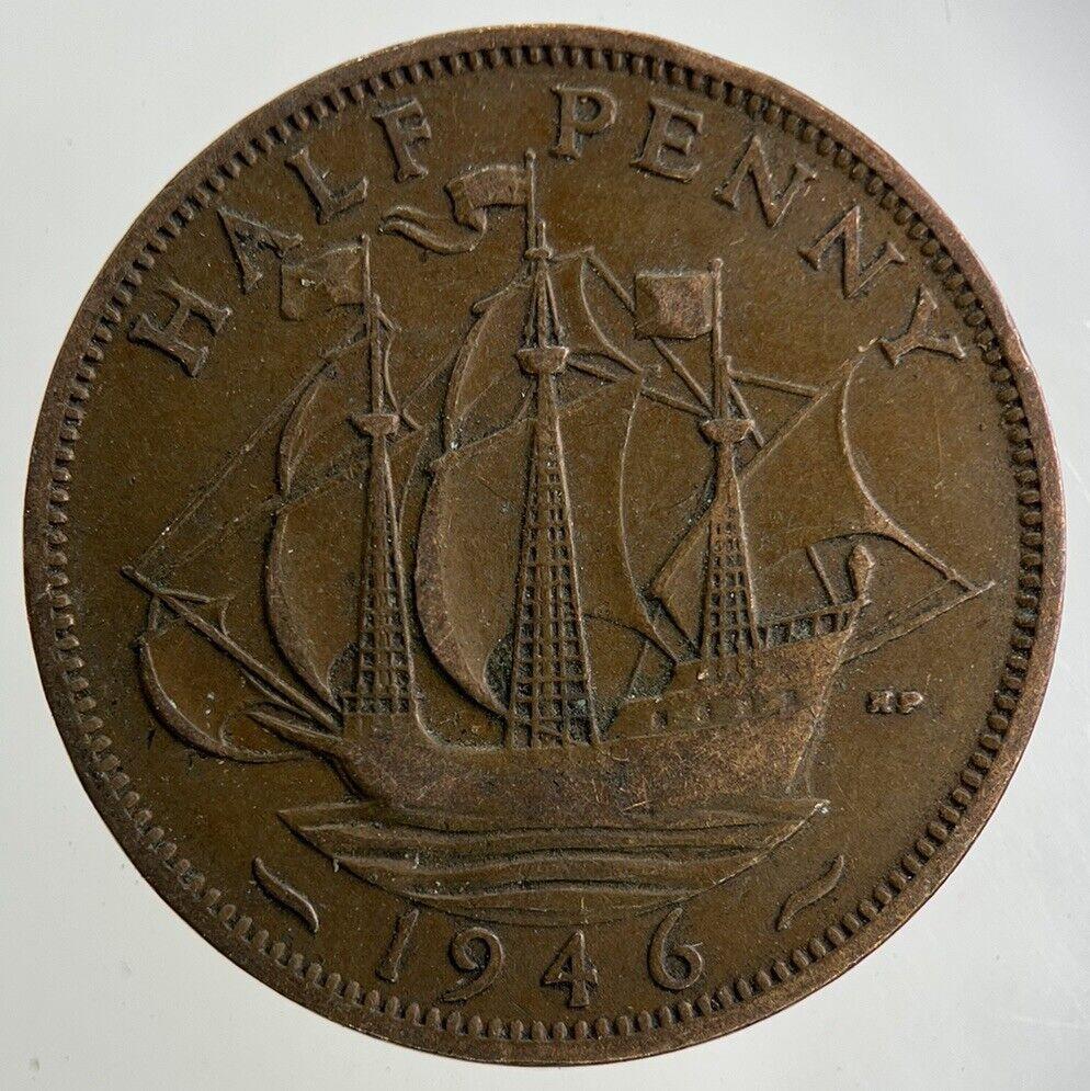 1946 George VI Half-Penny Coin | Collectable Grade