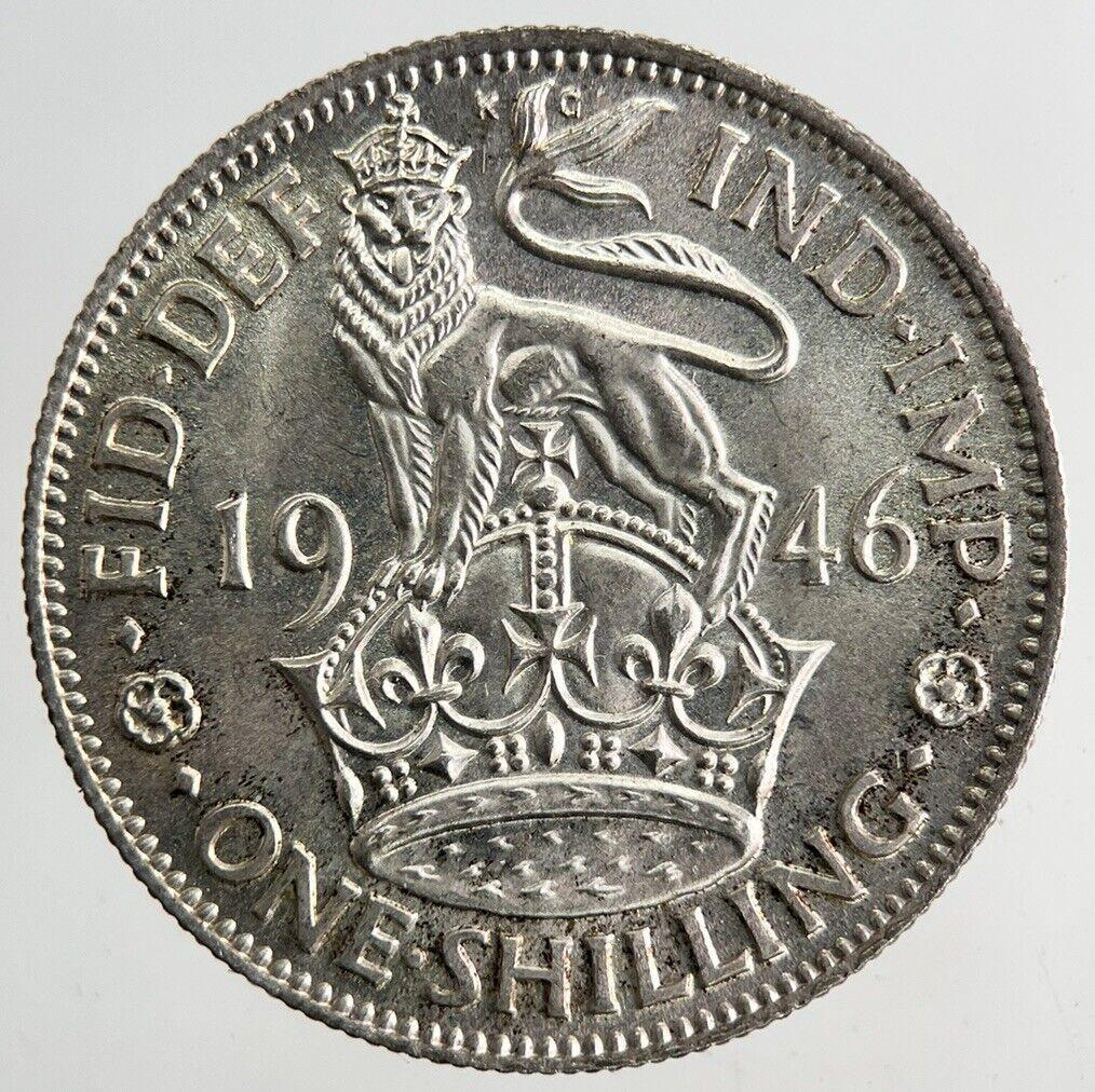 1946 George VI One Shilling Silver Coin | Very Fine Grade
