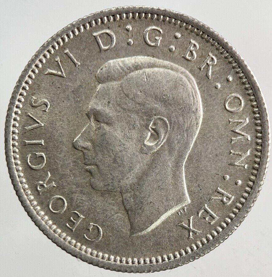 1946 George VI Sixpence Silver Coin | Very High Grade