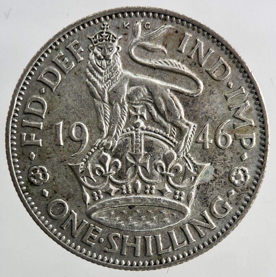 1946 George VI Shilling Silver Coin | Very High Grade