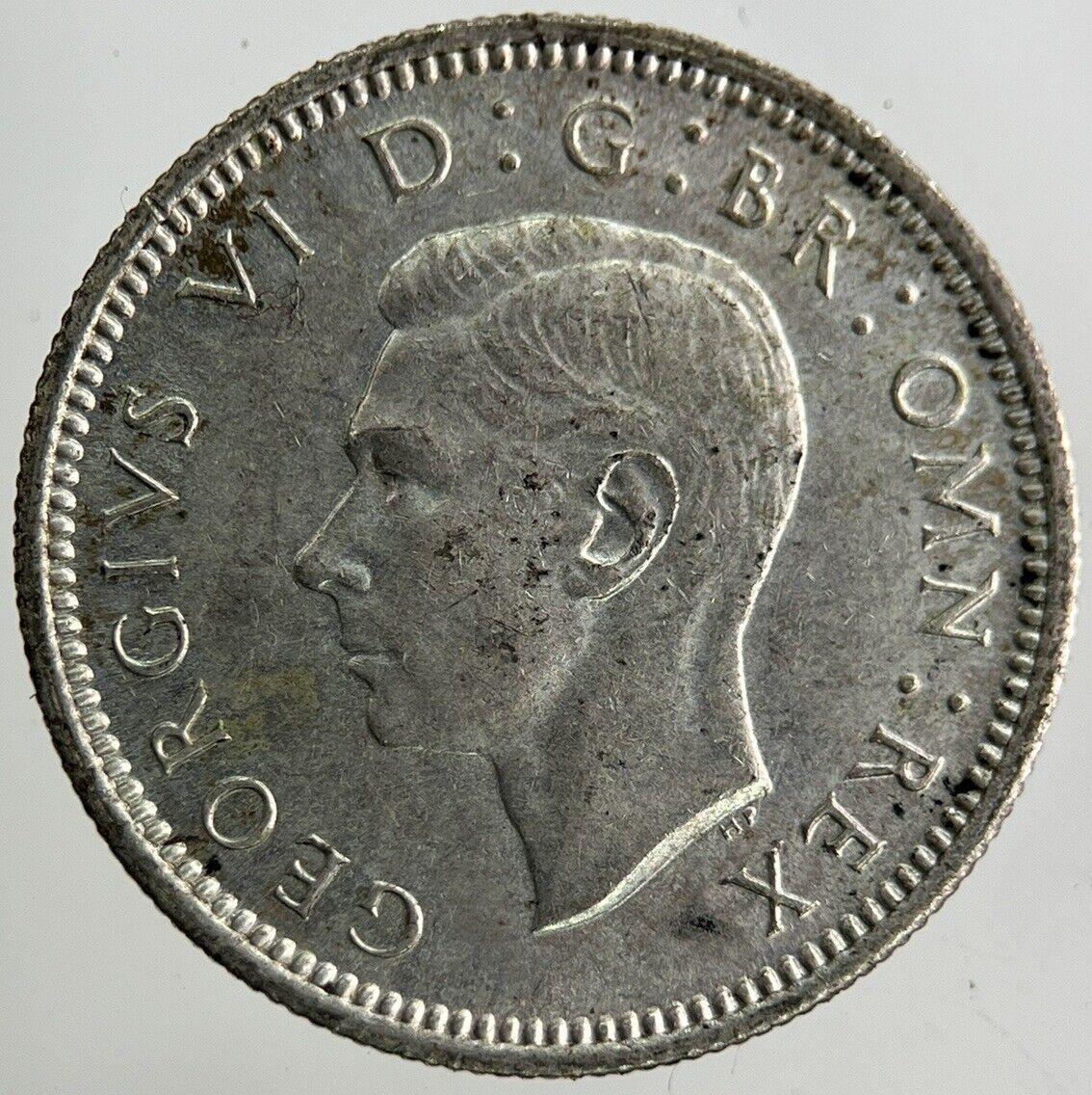 1946 George VI Sixpence Silver Coin | Very High Grade