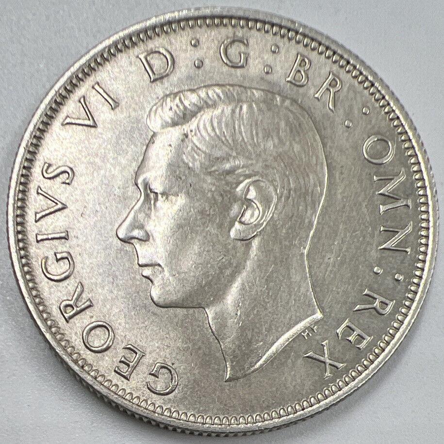 1946 Half-Crown | British Silver Coin | George VI | Very Fine Grade | a103