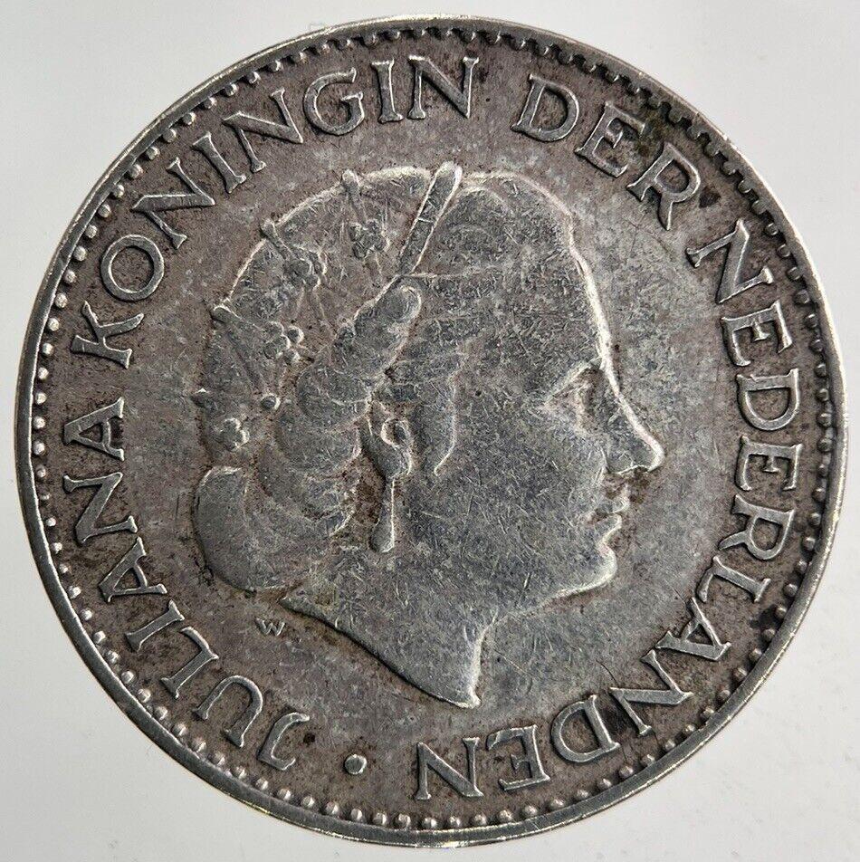 1956 Netherlands 1 Gulden Silver Coin | Fine Collectable Grade