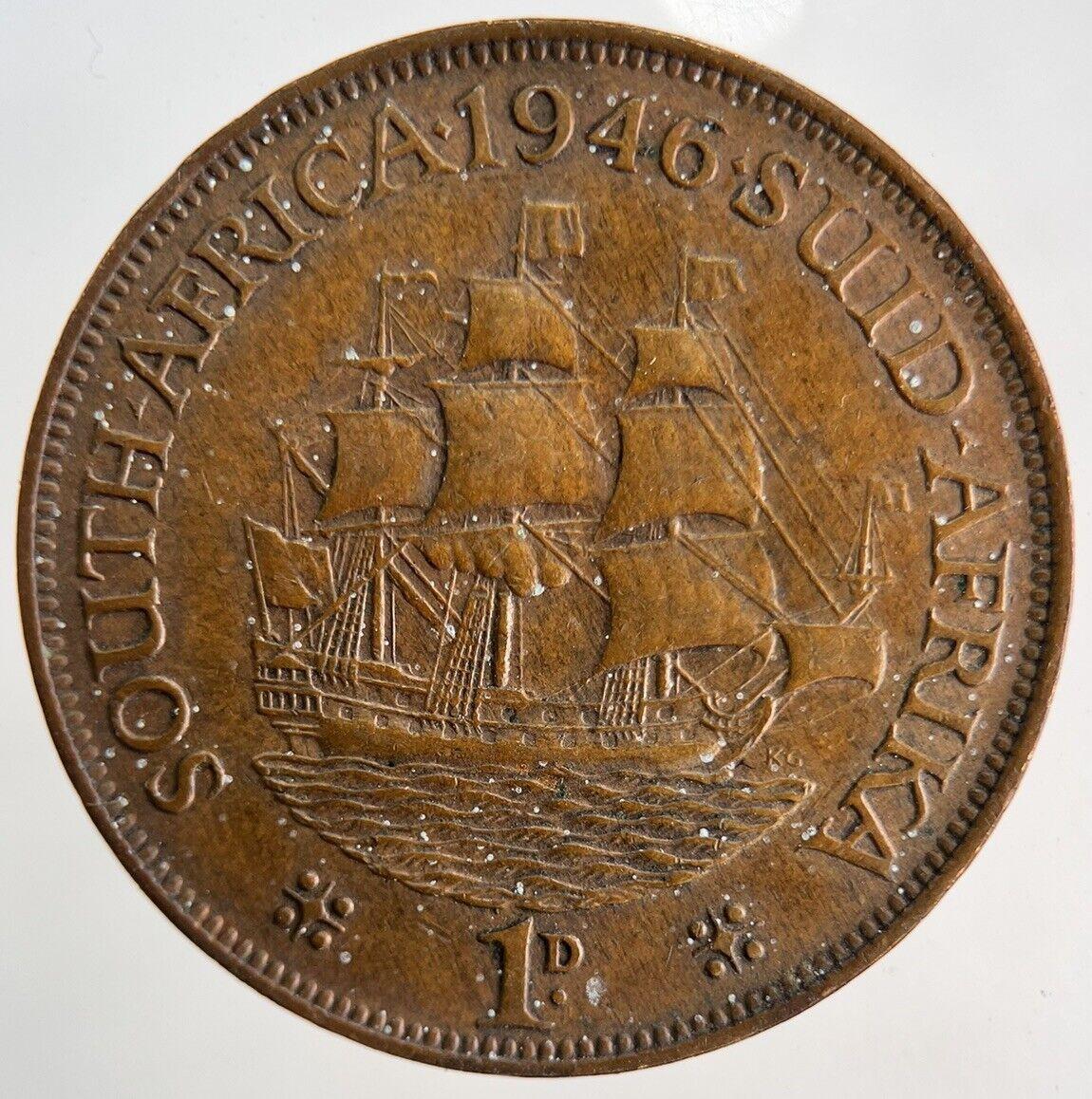 1946 South Africa One Penny Coin | Fine Collectable Grade