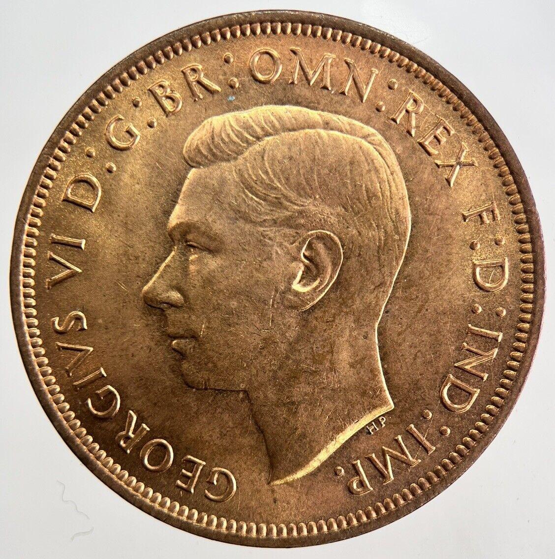 1947 George VI Penny Coin | Very High Grade