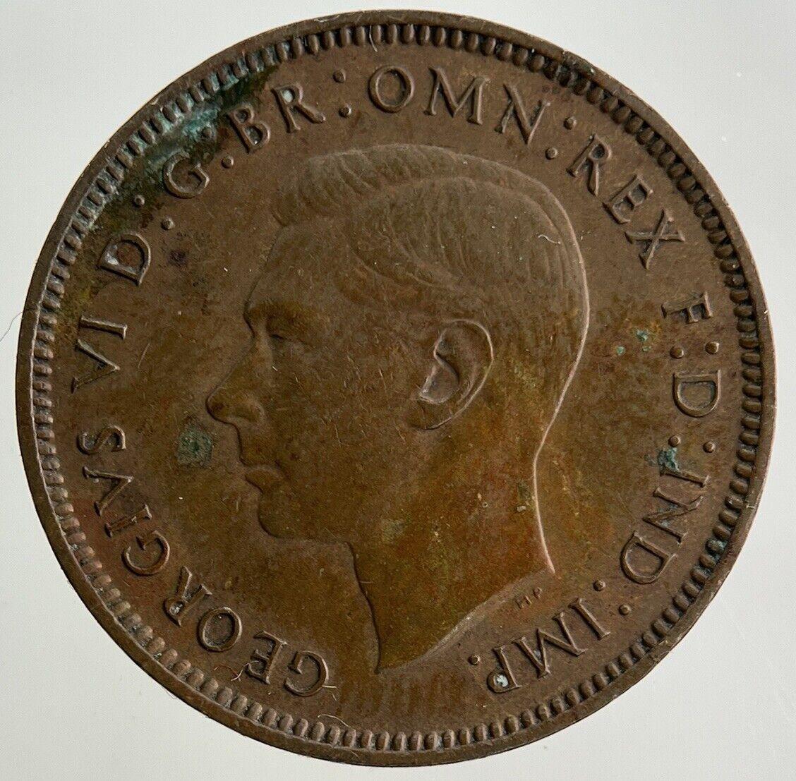 1947 George VI Wren Farthing Coin | Very High Grade