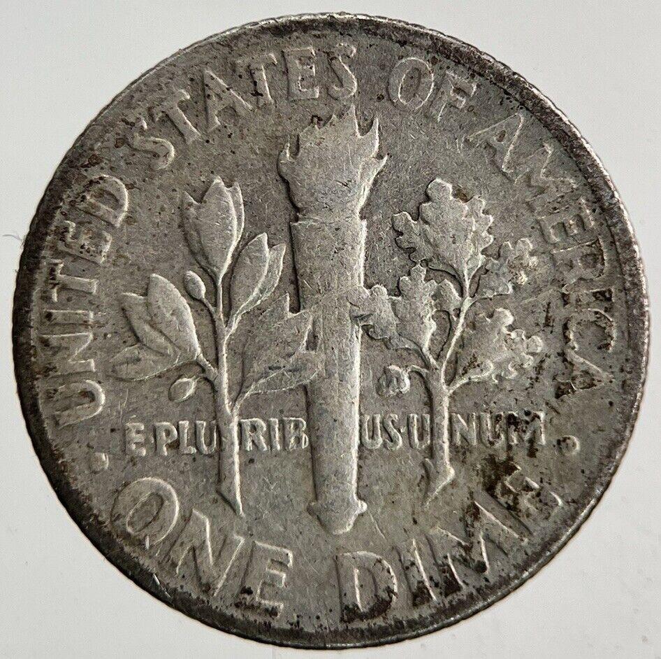 1947 US USA Roosevelt One Dime Silver Coin | Fine Collectable Grade