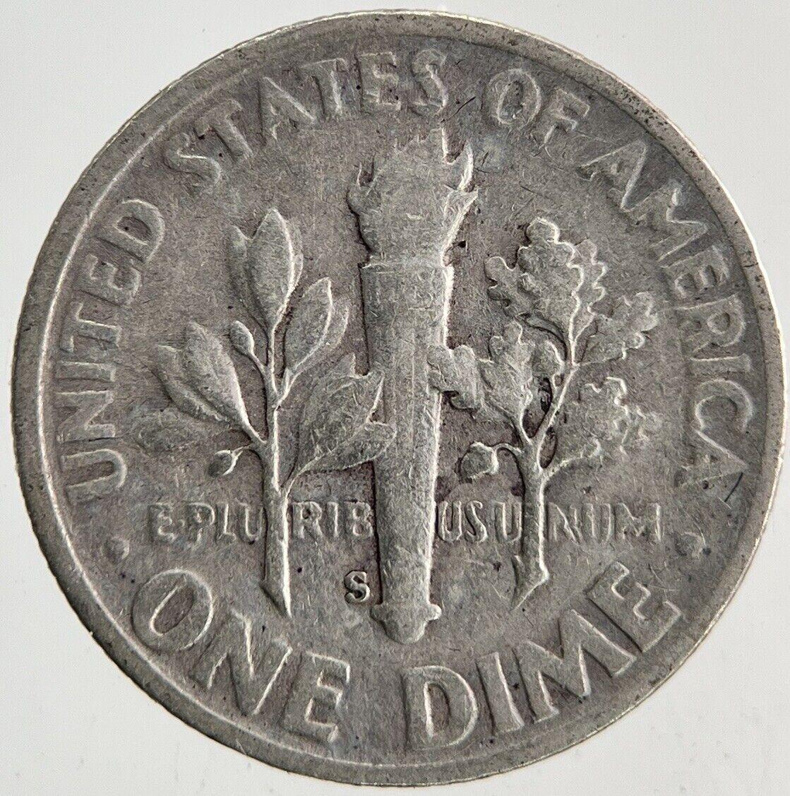 1947-S US USA Roosevelt Dime Silver Coin | Fine Collectable Grade