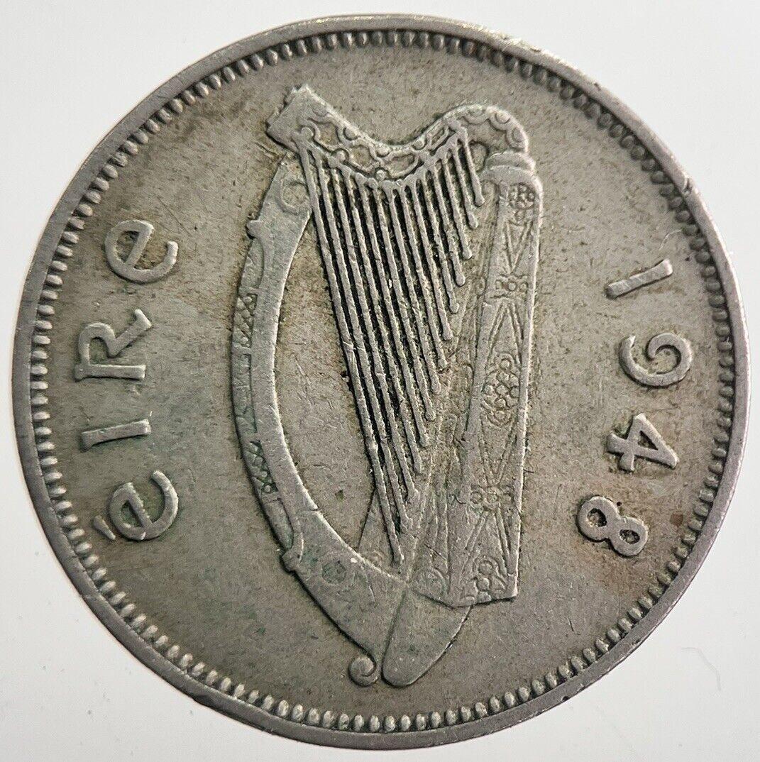 1948 Irish Dog Sixpence Coin | Very High Grade | a7753