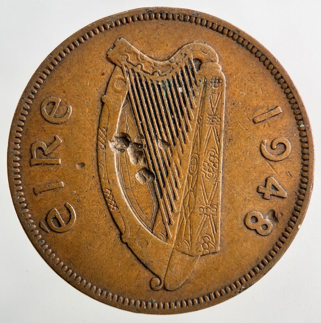 1948 Irish One Penny Coin | Fine Collectable Grade