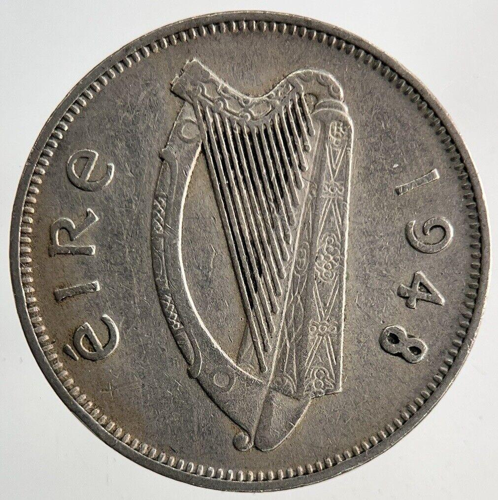 1948 Irish Dog Sixpence Coin | Very High Grade