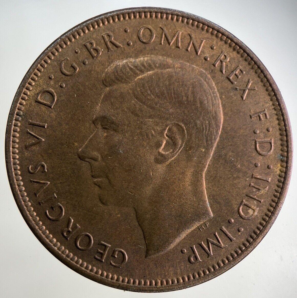 1948 George VI One Penny Coin | Very Fine Grade