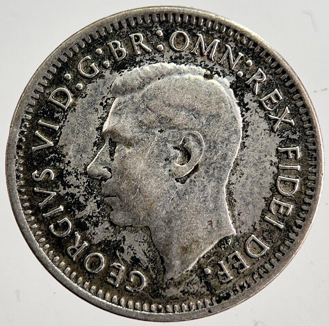 1949 Australia Threepence Silver Coin | Fine Collectable Grade | a8728