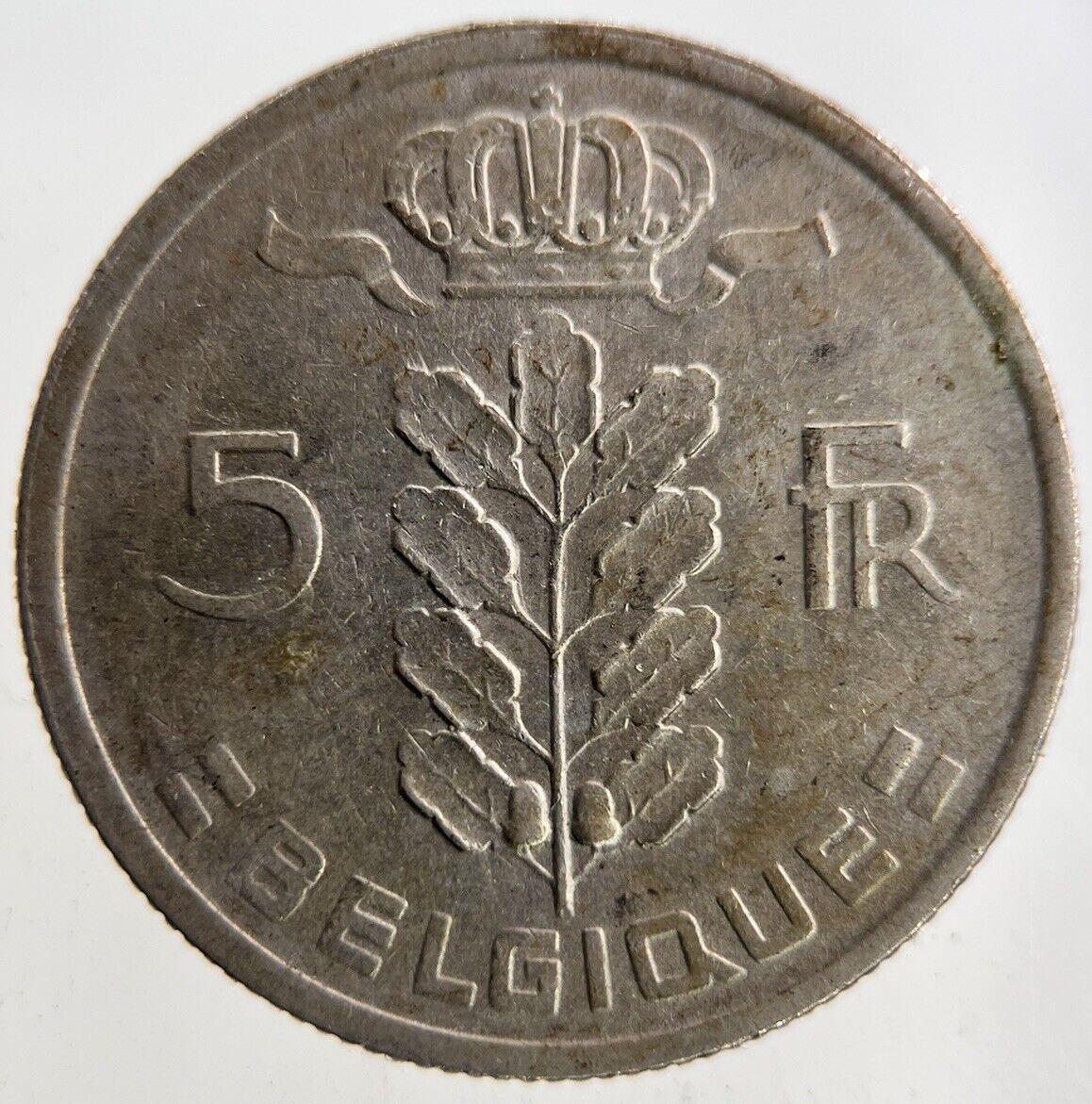 1949 Belgium 5 Francs Coin | Fine Collectable Grade