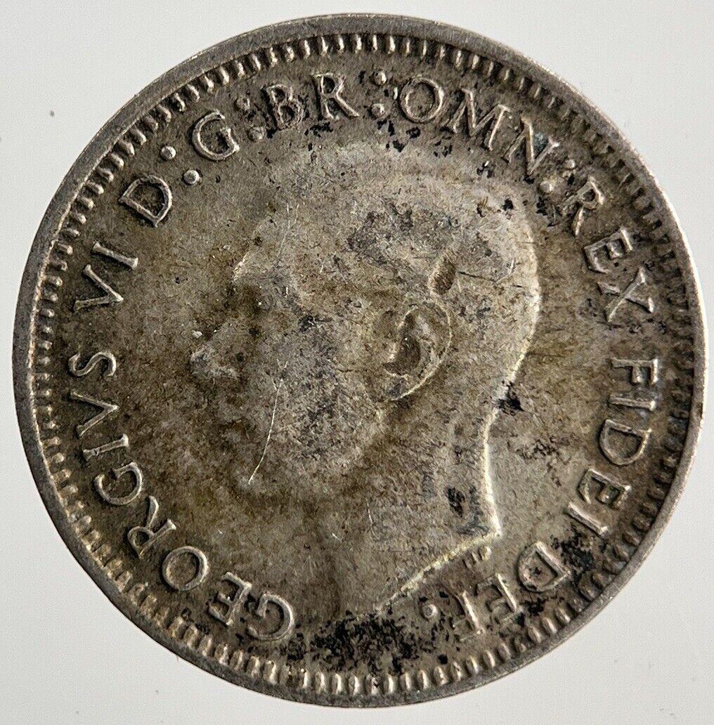1949 Australia Threepence Silver Coin | Fine Collectable Grade