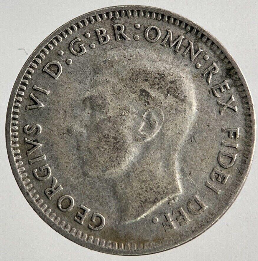1949 Australia Threepence Silver Coin | Fine Collectable Grade
