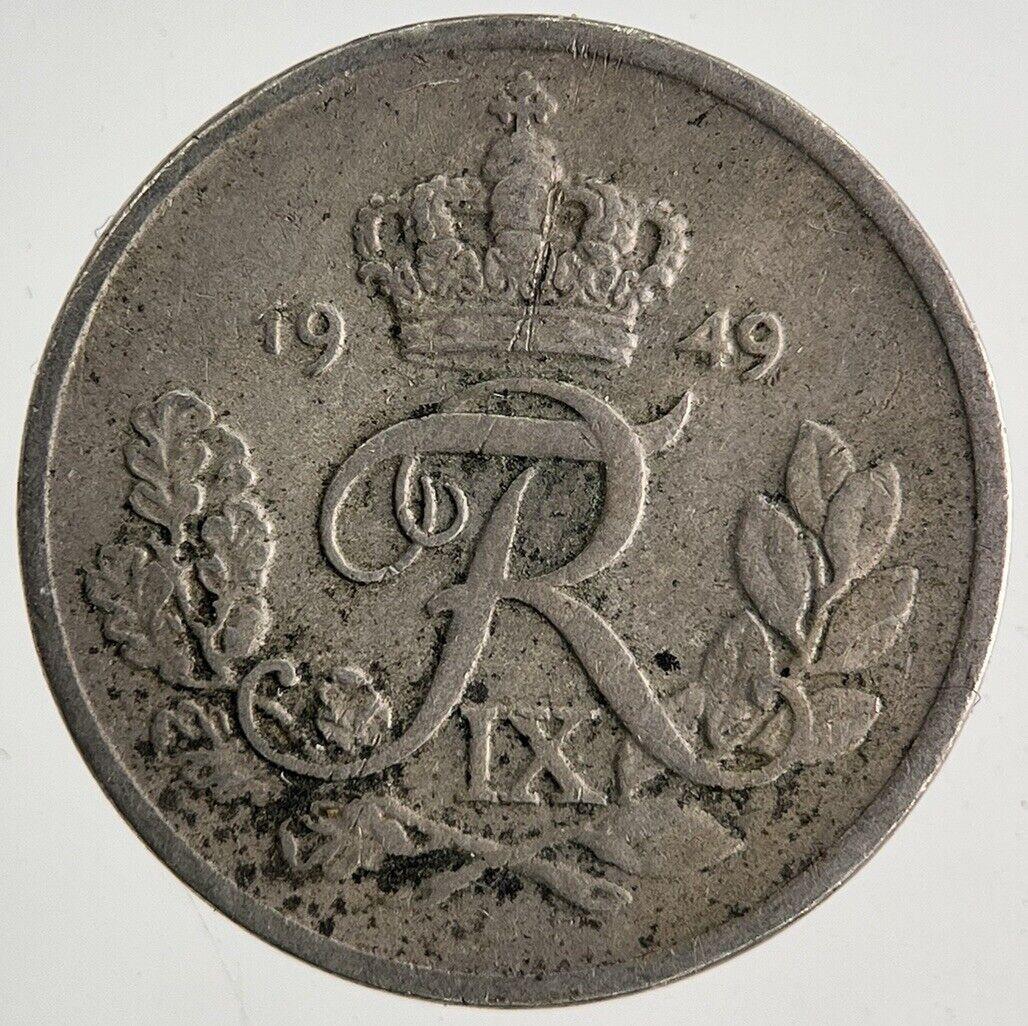 1949 Denmark 10 Ore Coin | Fine Collectable Grade