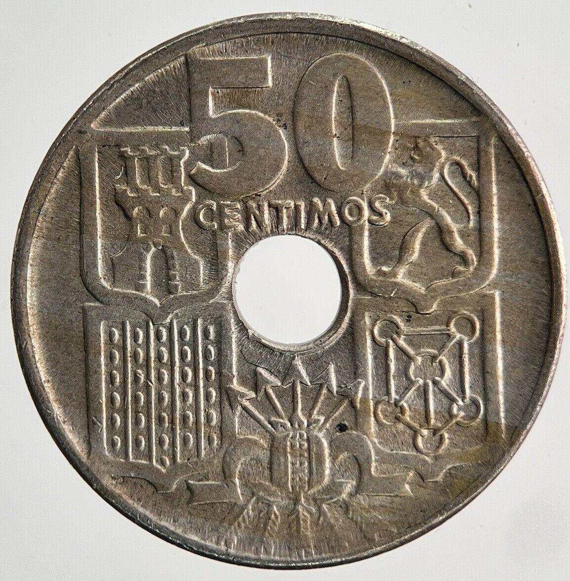 1949 Spain 50 Cents Centimos Coin | Fine Collectable Grade | a6666